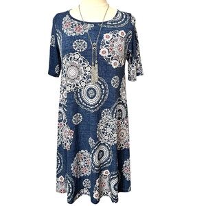 SJS Necklace Detail Dress Size XL